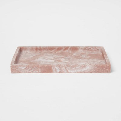 Pink Quartz Resin Tray - Threshold