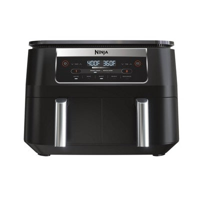 Ninja Foodi 6qt 5-in-1 2-Basket Air Fryer with DualZone Technology - DZ090: Stainless Steel, Digital Control, 1760W (LOCAL PICKUP ONLY)