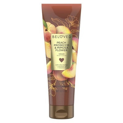 Beloved Peach Prosecco & Mimosa Flower Sugar Scrub - 8oz