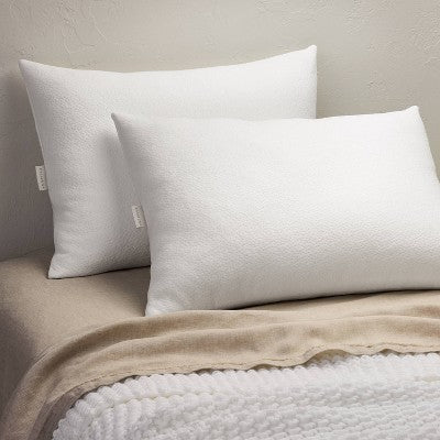 Standard/Queen Medium Machine Washable 2pk Memory Foam and Down Alternative Bed Pillows - Casaluna (LOCAL PICKUP ONLY)