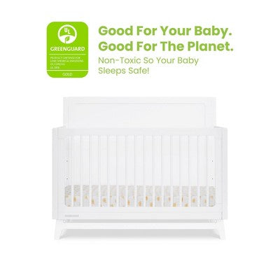 Delta Children Spencer 6-in-1 Convertible Crib - Greenguard Gold Certified - Bianca White (LOCAL PICKUP ONLY)