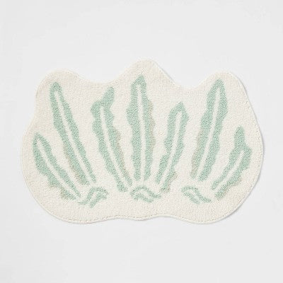 20"x30" Seaweeds Coastal Non Skid Bath - Threshold