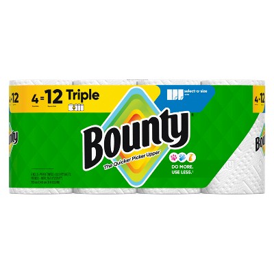 Bounty Select-A-Size Paper Towels - 4 Triple Rolls (LOCAL PICKUP ONLY)