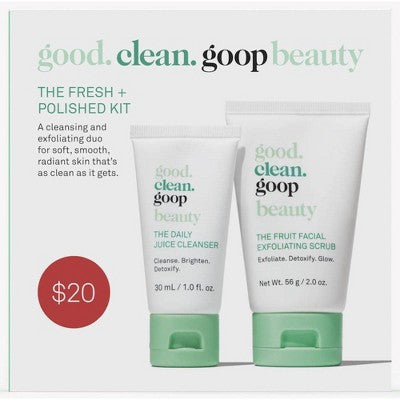 good.clean.goop The Fresh & Polished Kit - 2ct