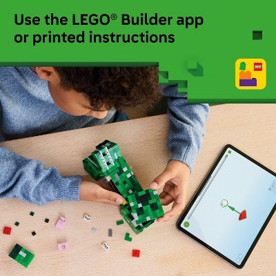 LEGO Minecraft The Creeper Gaming Kids Building Toy 21276