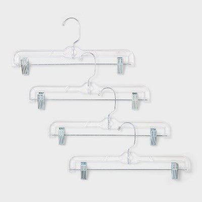 4pk Crystal Skirt/Slack Hanger - Brightroom