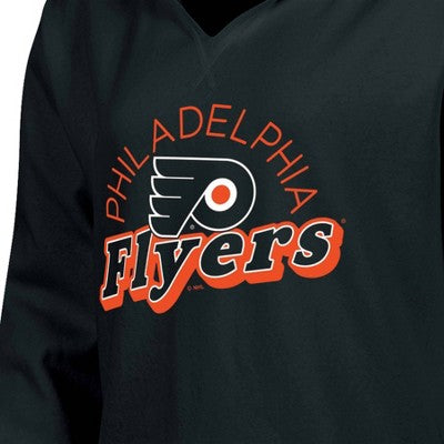 NHL Philadelphia Flyers Women's Dark Fleece Hooded Sweatshirt - XL