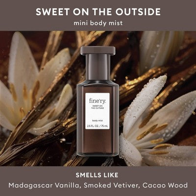 fine'ry Mini Body Fragrance Mist - Sweet On The Outside - 2.5 fl oz