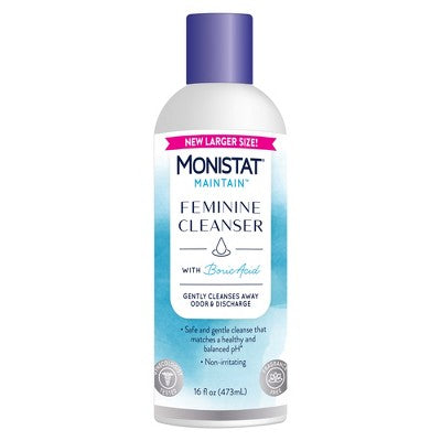 Monistat Maintain Boric Acid Feminine Cleansing Wash - 16 fl oz