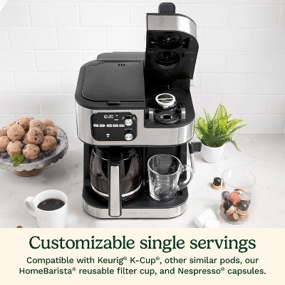 Cuisinart Coffee Center 12 Cup 4-in-1 Combination Espresso and Coffeemaker Stainless Steel (LOCAL PICKUP ONLY)