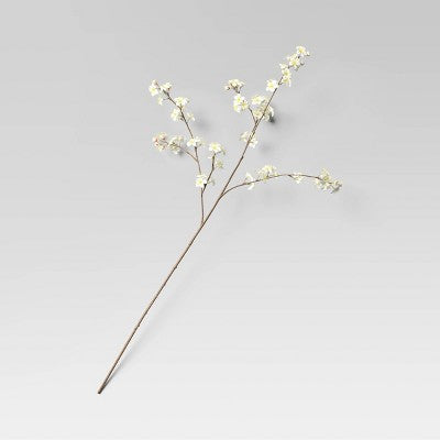 White Cherry Blossom Artificial Branch - Threshold (LOCAL PICKUP ONLY)