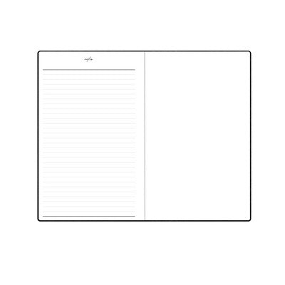 NOTIQ for Blue Sky 2025 Weekly/Monthly Planner 8.31"x6.14" Black Croc: Adult Side-Bound, Tabs, 5x8, January-December