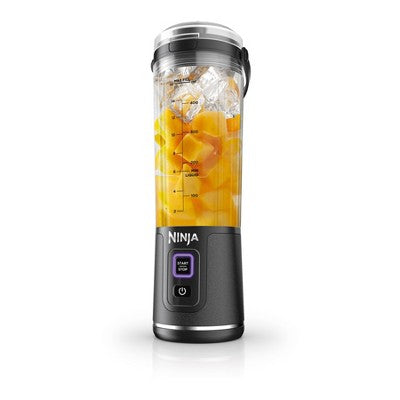 Ninja Blast 18oz Portable Blender Metallic Black: 1-Speed, Dishwasher-Safe, Personal Blender, 1 Year Warranty