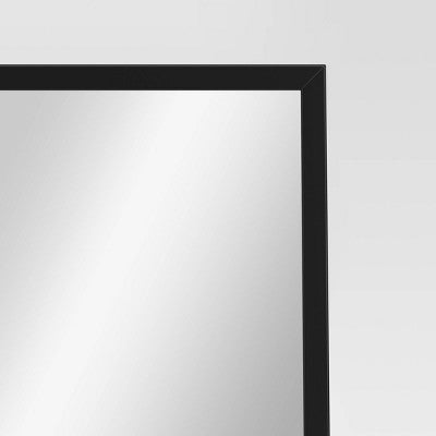 14"x58" Easel Mirror Black - Room Essentials