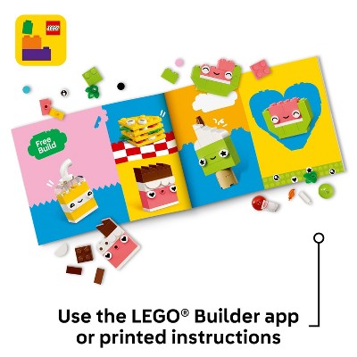 LEGO Classic Creative Food Friends Building Toy, Pretend Play Food 11039