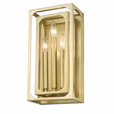 Z-Lite Easton 3 - Light Wall Light in Rubbed Brass