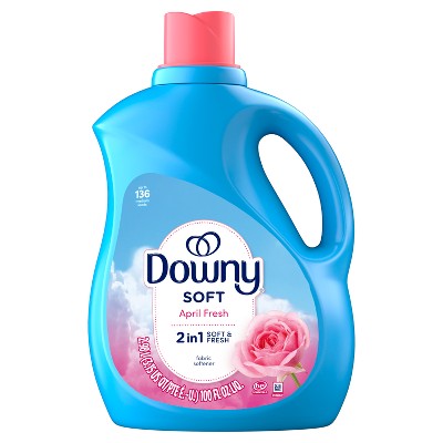 Downy Soft & Fresh Liquid Fabric Softener - April Fresh - 100 fl oz