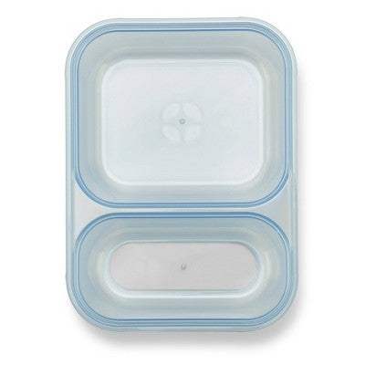 Ello 8pc Snap and Nest Snack Divided Food Storage Containers Blue