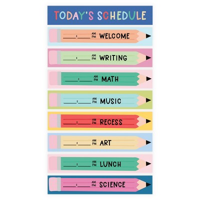 Pippi Post Class Schedule Bulletin Board Kit, Teacher Supplies