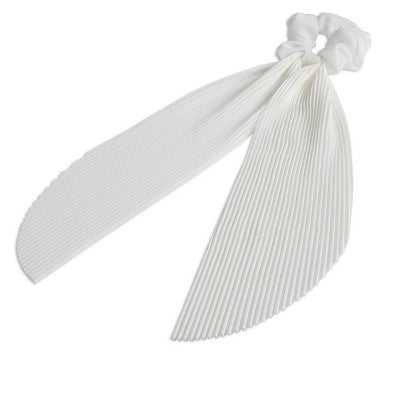 scunci Collection Scarf Scrunchie - White