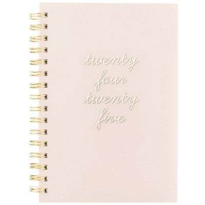 Sugar Paper Essentials 2024-25 Weekly/Monthly Planner 8.5"x6.125" Pale Pink