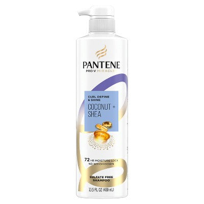 Pantene Pro-V Miracles Curl Defining Coconut + Shea Shampoo Sulfate Free - 10.9 fl oz