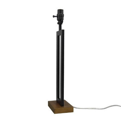 Weston Window Large Lamp Base Black - Threshold: ETL Listed, No Assembly, Fits Large Lampshades