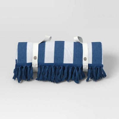2 Person Beach Blanket Blue - Sun Squad