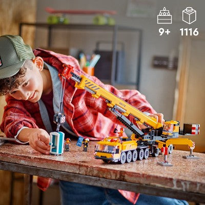 LEGO City Yellow Mobile Construction Crane Toy Set 60409