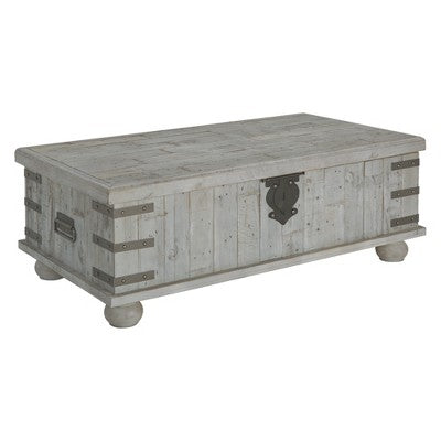 Carynhurst Lift Top Cocktail Table White - Signature Design by Ashley (LOCAL PICKUP ONLY)