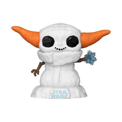 Funko POP! Star Wars: Mandalorian Holiday Grogu Snowman Figure