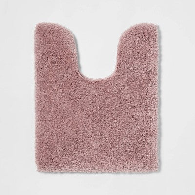 Spa Plush Contour Bath Rug Mauve - Threshold
