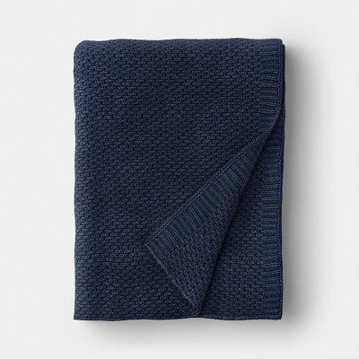 Everyday Knit Throw Pillow - Dark Blue - Threshold