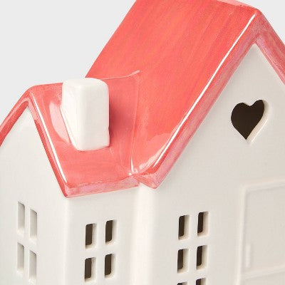 Valentine's Day Ceramic House Figurine - Spritz