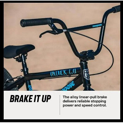 Mongoose Index 1.0 BMX Freestyle 20" Youth Bike - Black (LOCAL PICKUP ONLY)