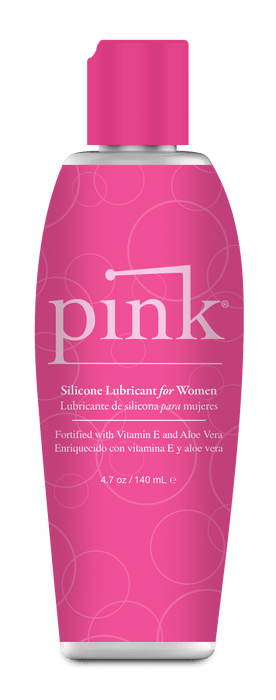 Pink Silicone Lube - Silicone Based Liquid - Personal Lubricant for Women - 4.7oz - DISCREET SHIPPING!