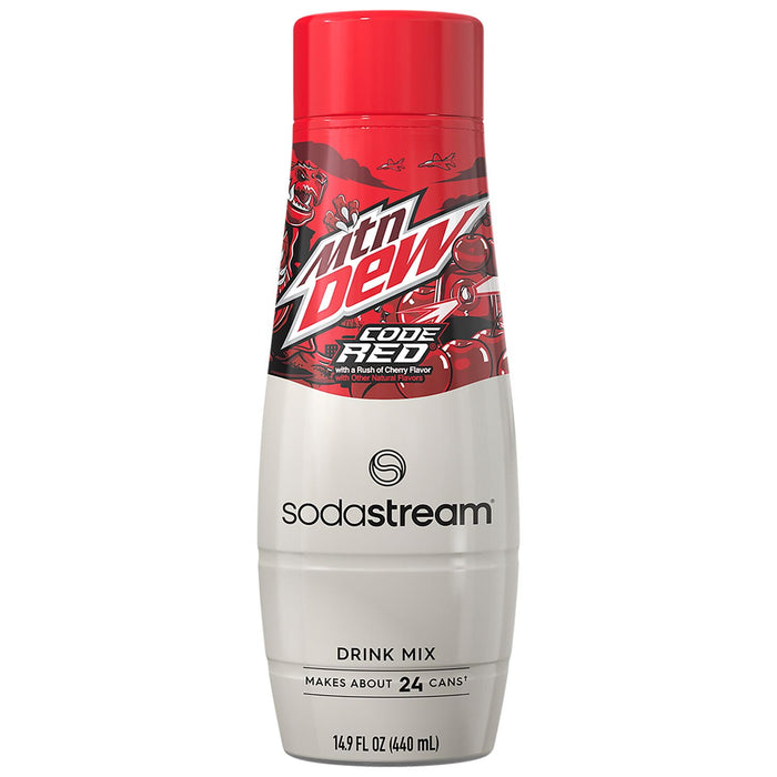 SodaStream Mountain Dew Code Red Liquid Drink Mix