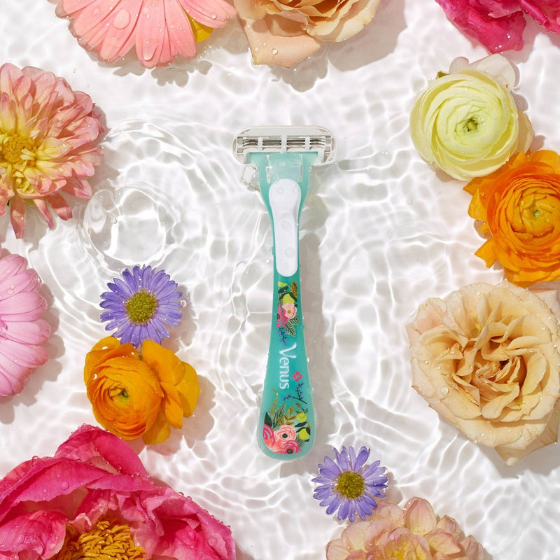 Rifle Paper Co. + Venus Garden Party Disposable Razors - 3ct