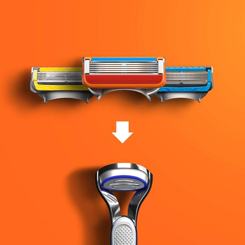 Gillette Fusion5 Men's Razor - 1 Handle + 2 Refills