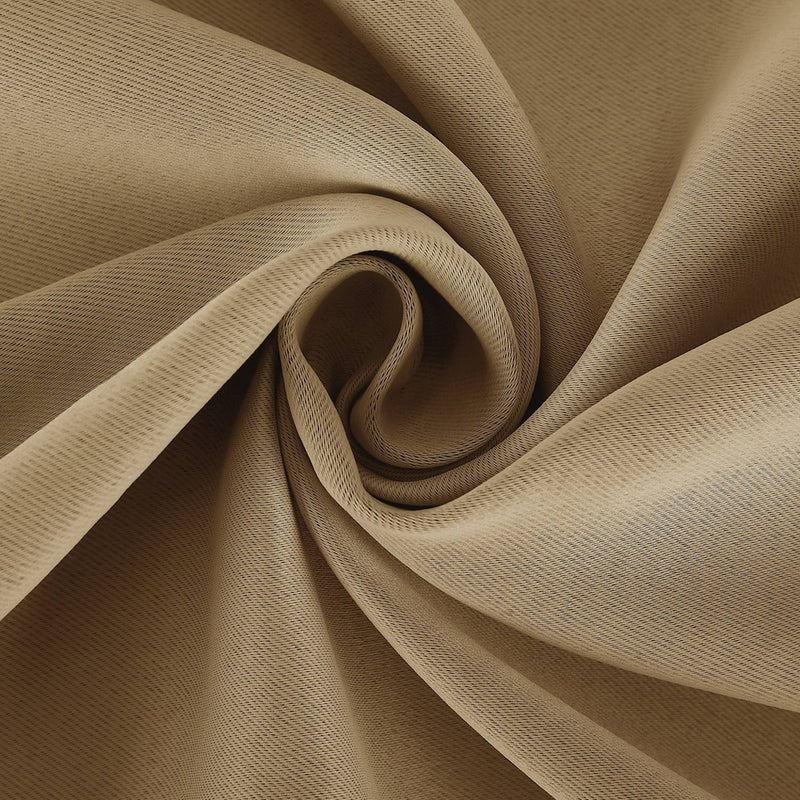 63"x40" Kenneth Energy Saving Blackout Grommet Top Curtain Panel Taupe - Sun Zero