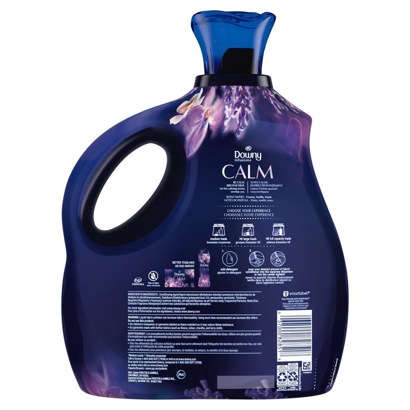 Downy Infusions Calm Liquid Fabric Softener - Lavender & Vanilla Scent - 101 fl oz