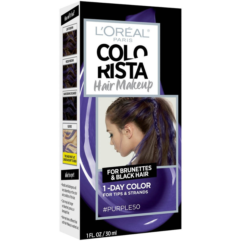 L'Oreal Paris Colorista Semi-Permanent Hair Makeup - Purple - 1 fl oz - Purple