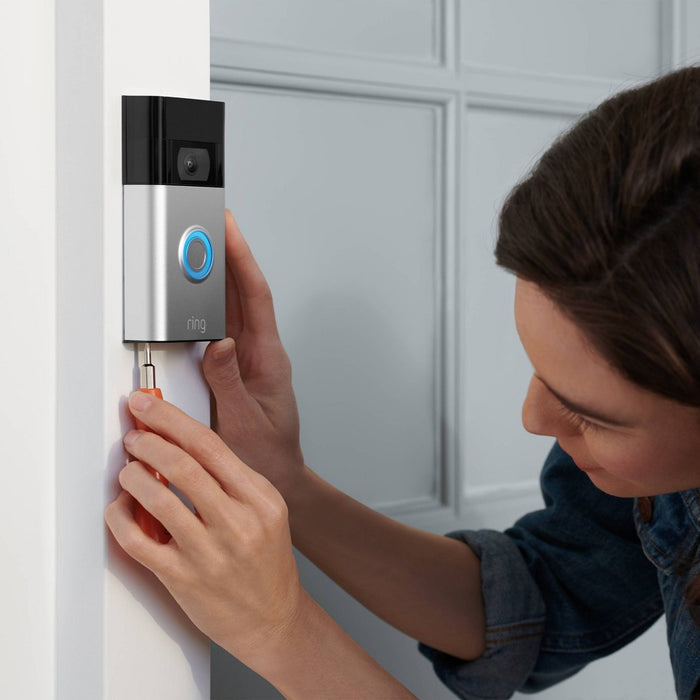 Ring 1080p Wireless Video Doorbell - Satin Nickel *NEW & SEALED*