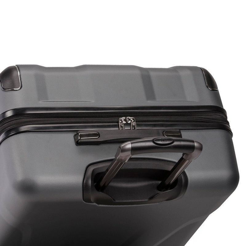 SWISSGEAR 7330 Hardside Spinner Luggage, Large Checked Suitcase - Dark Grey (LOCAL PICKUP ONLY)