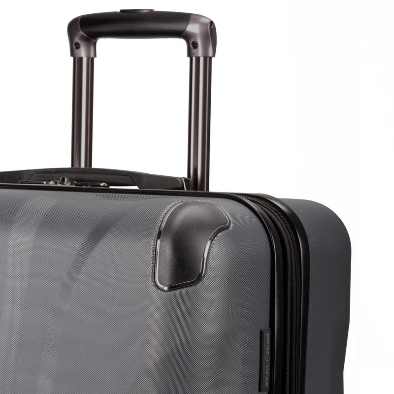 SWISSGEAR 7330 Hardside Spinner Luggage, Large Checked Suitcase - Dark Grey (LOCAL PICKUP ONLY)