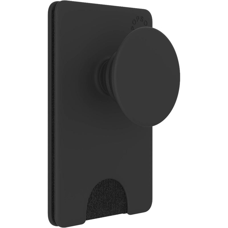 PopSockets PopWallet+ (with PopGrip Cell Phone Grip & Stand) - Black