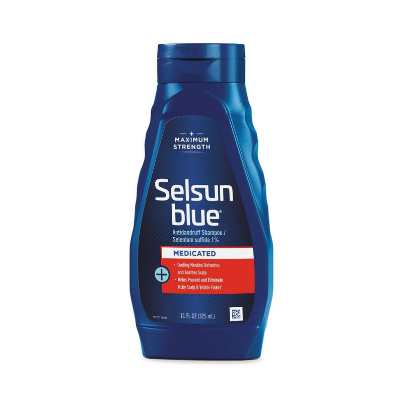 Selsun Blue Medicated with Menthol Dandruff Shampoo - 11 fl oz