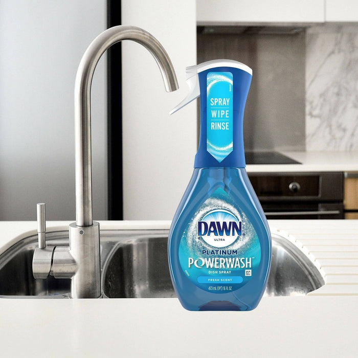 Dawn Platinum Powerwash Dish Spray, Dish Soap Refill - Fresh Scent - 16oz