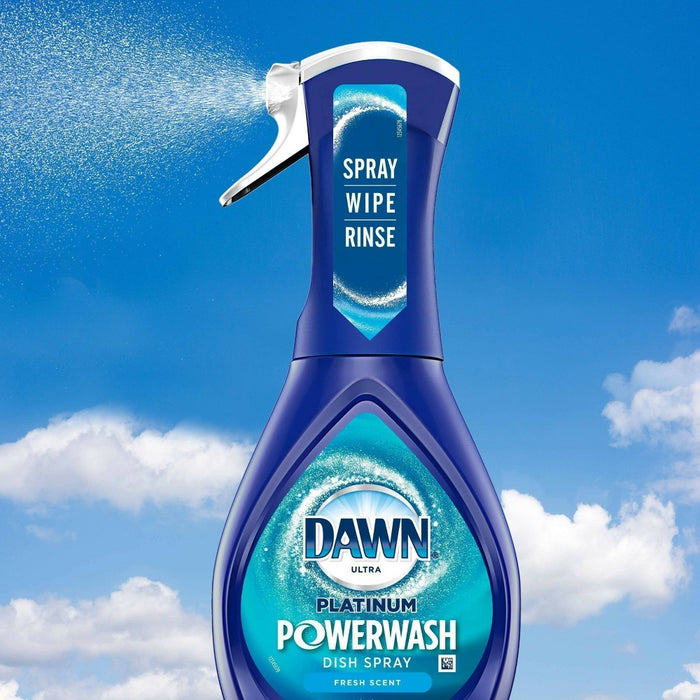 Dawn Platinum Powerwash Dish Spray, Dish Soap Refill - Fresh Scent - 16oz