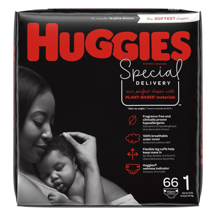 Huggies Special Delivery Hypoallergenic Baby Disposable Diapers - Size 1 - 198ct